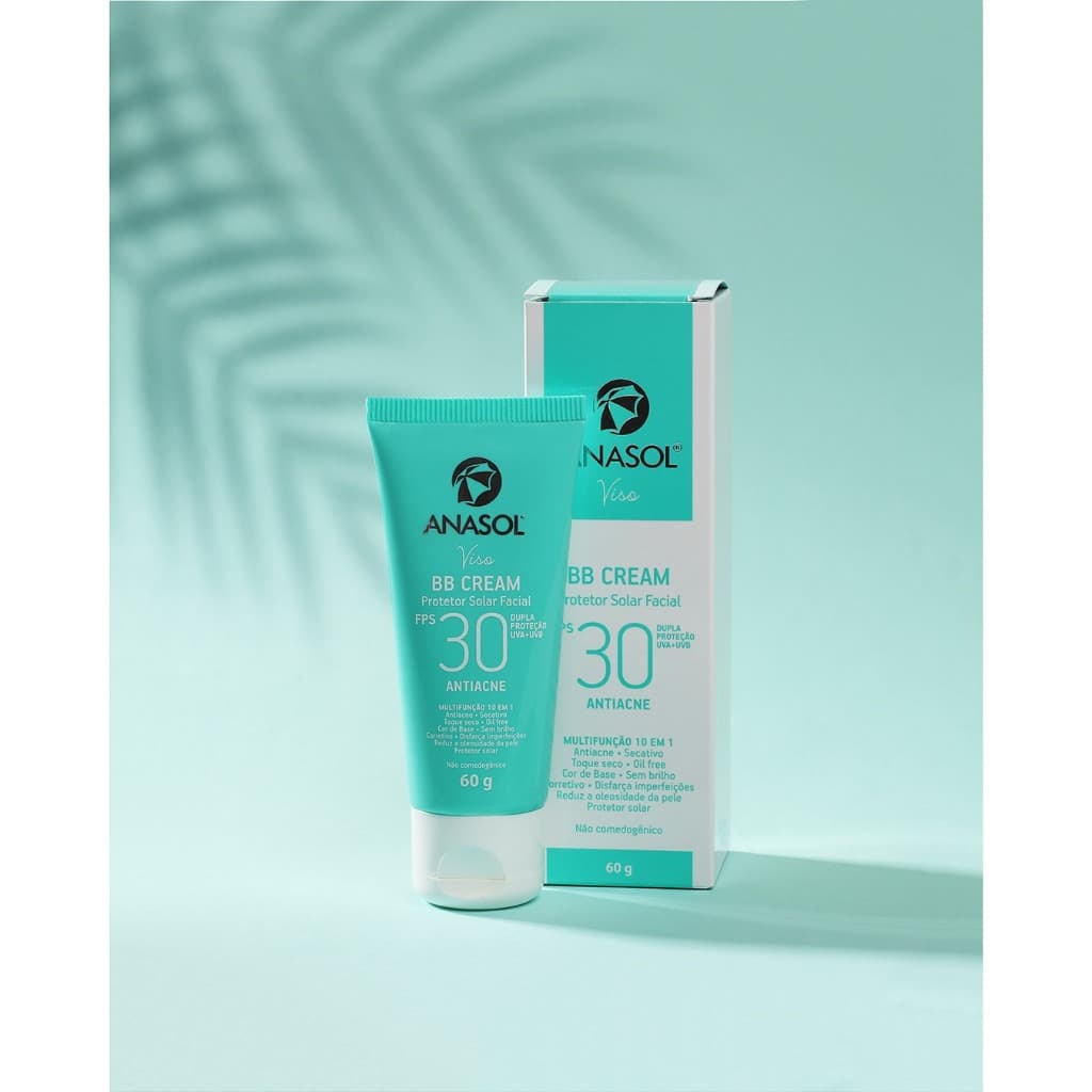 BB Cream Facial Antiacne Anasol C Protetor Solar FPS 30  Viso 60g
