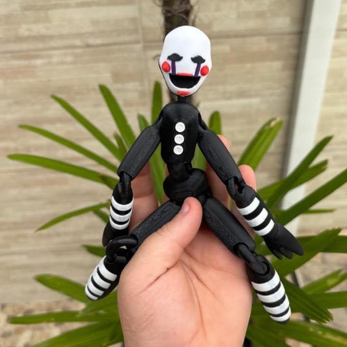 Puppet Boneca Articulada 20cm  - Em Impressão 3D.