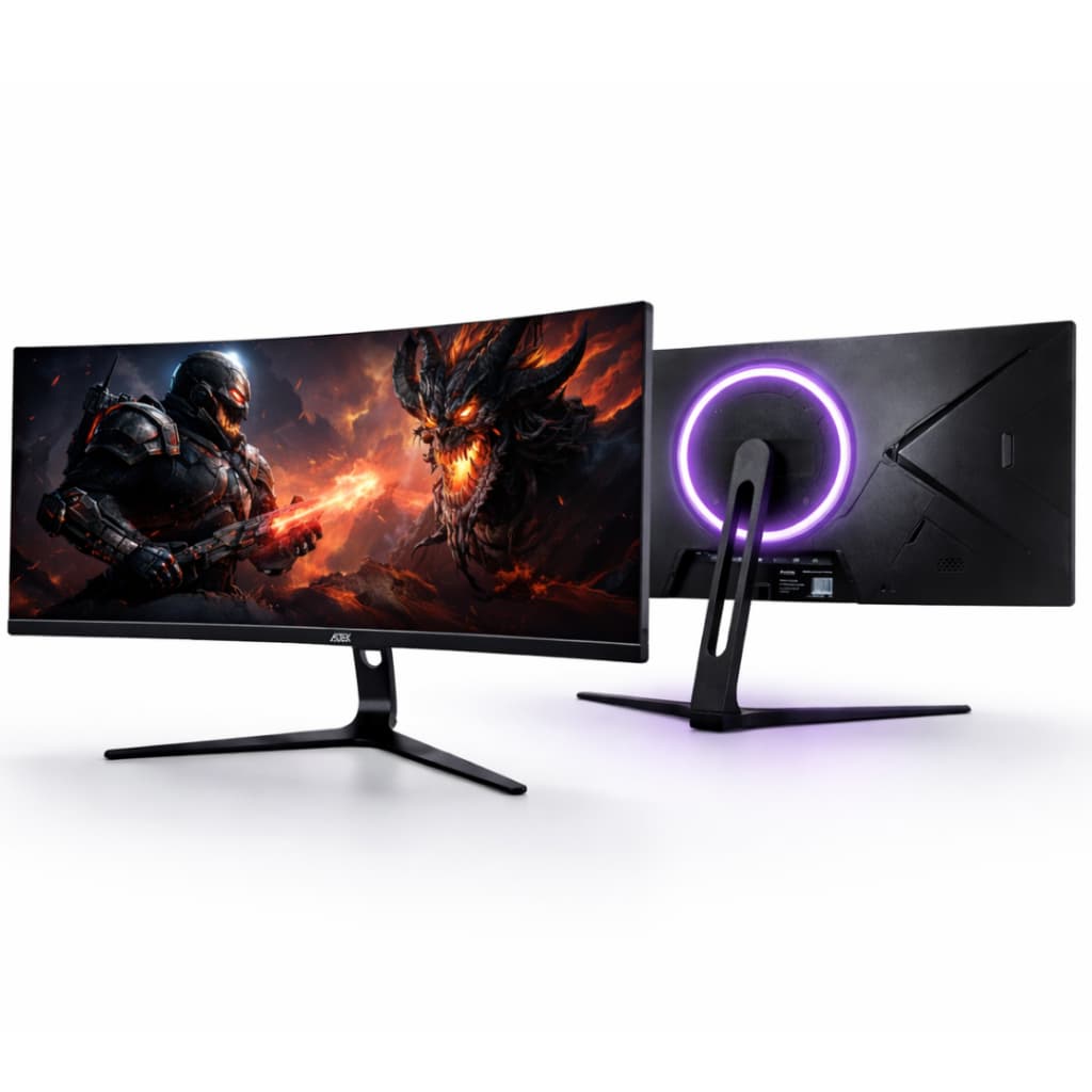 Monitor Gamer 30” Curvo Ultrawide 200Hz 1ms 2560x1080 Tela Grande HDMI DP Painel VA RGB