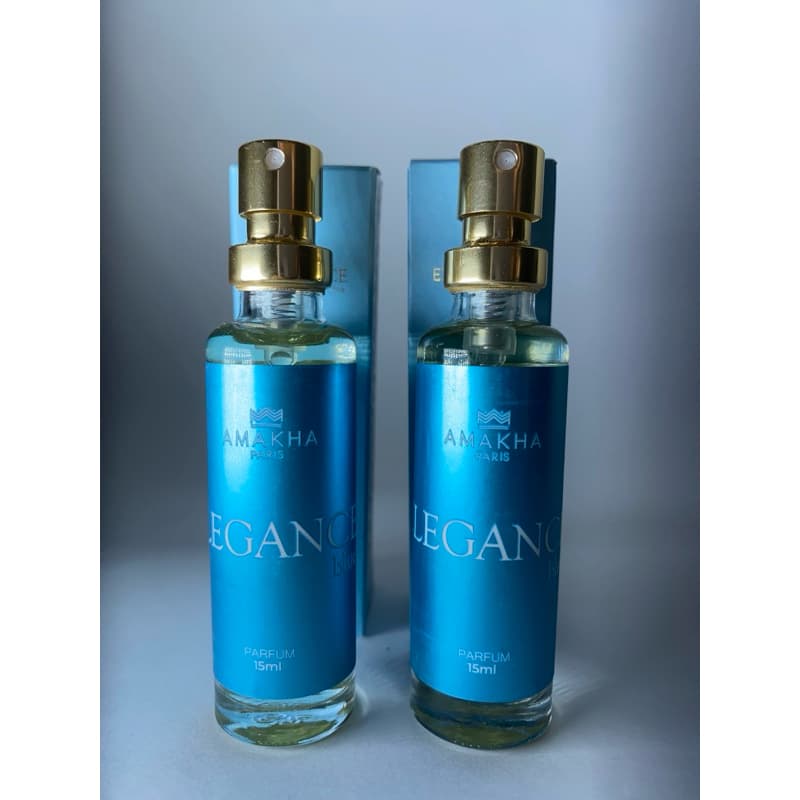Kit 2 Perfumes Feminino Elegance Blue Amakha Paris 15ml | Alta Fixação | Inspirado em Importados