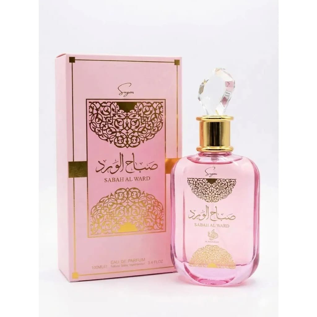 Perfume Árabe Sabah Al Ward Sugar 100ml Feminino Original EDP Importado Alta Fixação