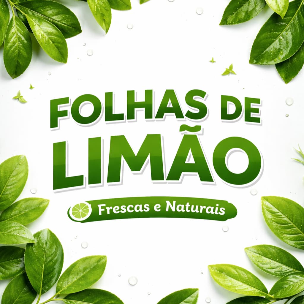 30 Folhas De Limão FRESCAS 100% Orgânicas para chá