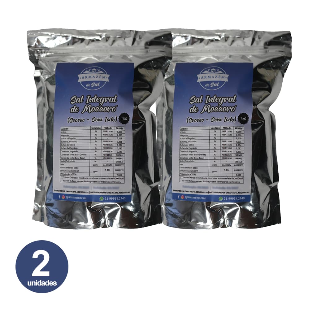 Sal Integral Grosso - 2kg