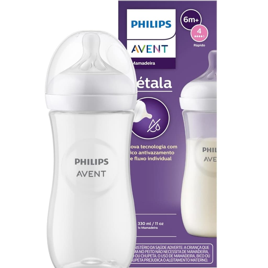 Mamadeira Pétala Philips Avent 3.0 - 330ml 6m+