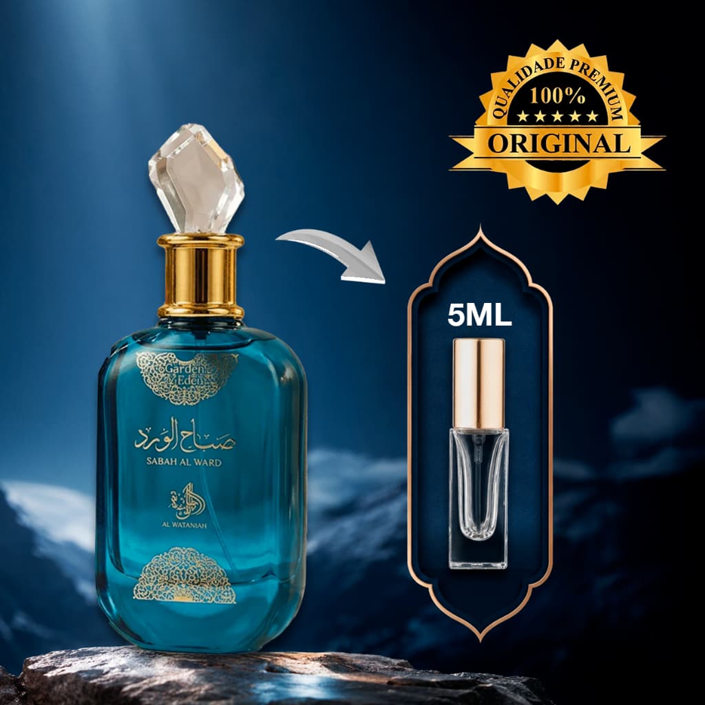 Sabah Al Ward Garden of Eden Perfume Árabe Feminino Original Importado marcante com Nota Fiscal
