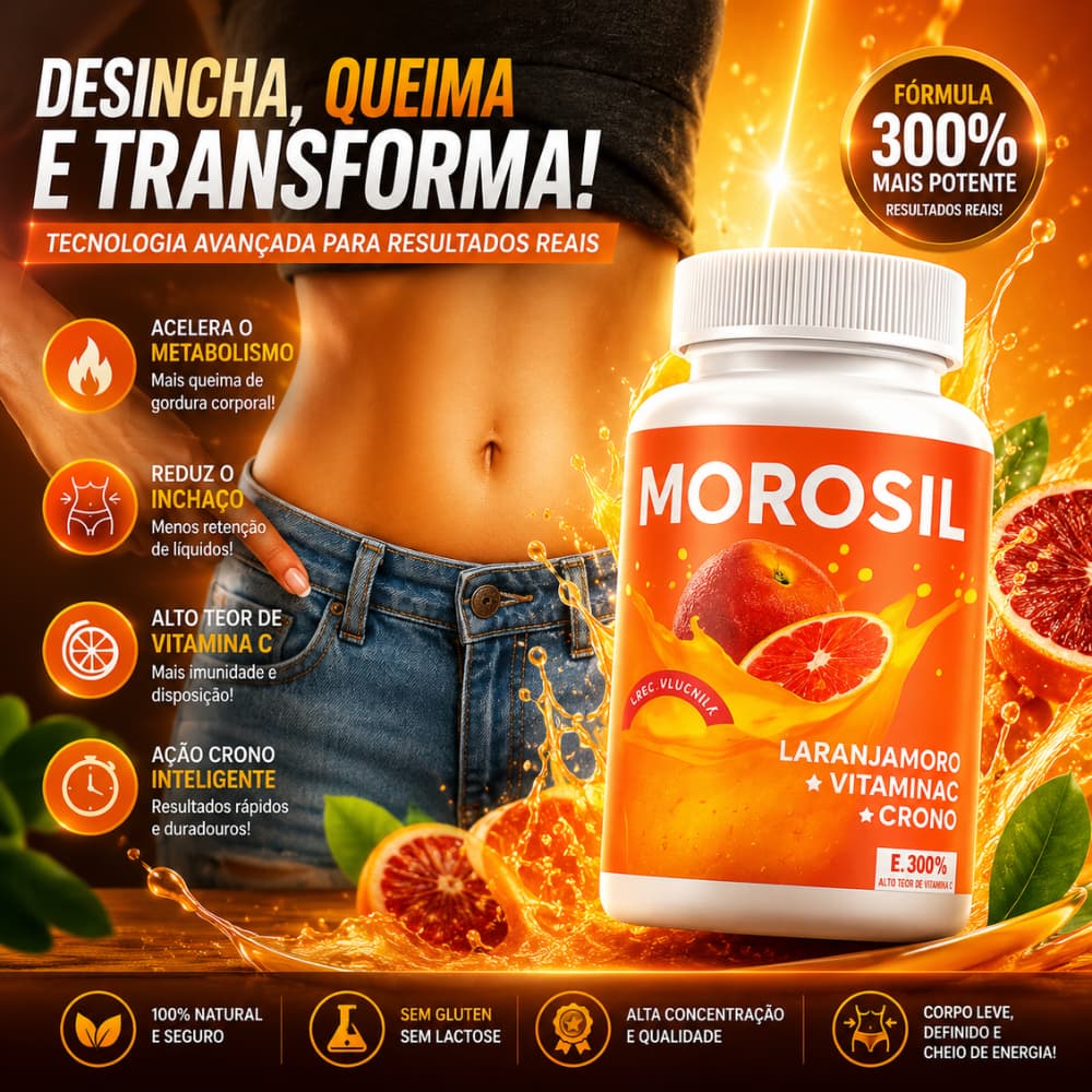 Morosil + Colágeno + Vitamina C  -  60 cápsulas 500mg - 100% Natural - Arkad Suplementos