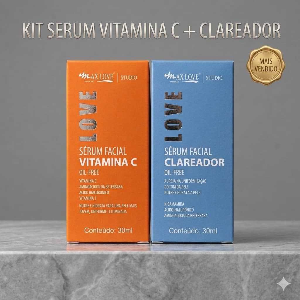 Serum Facial Max Love Clareador + Vitamina C