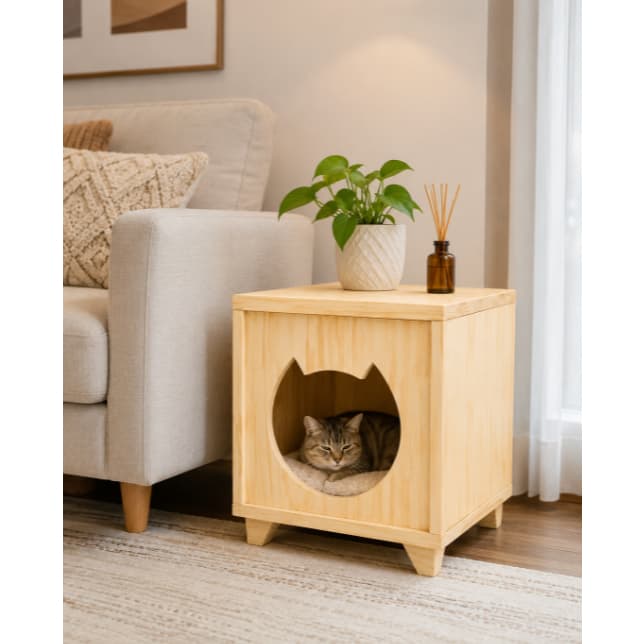 casinha para gato , casinha para cachorro, casa para pet , mesa letaral com casinha para animal