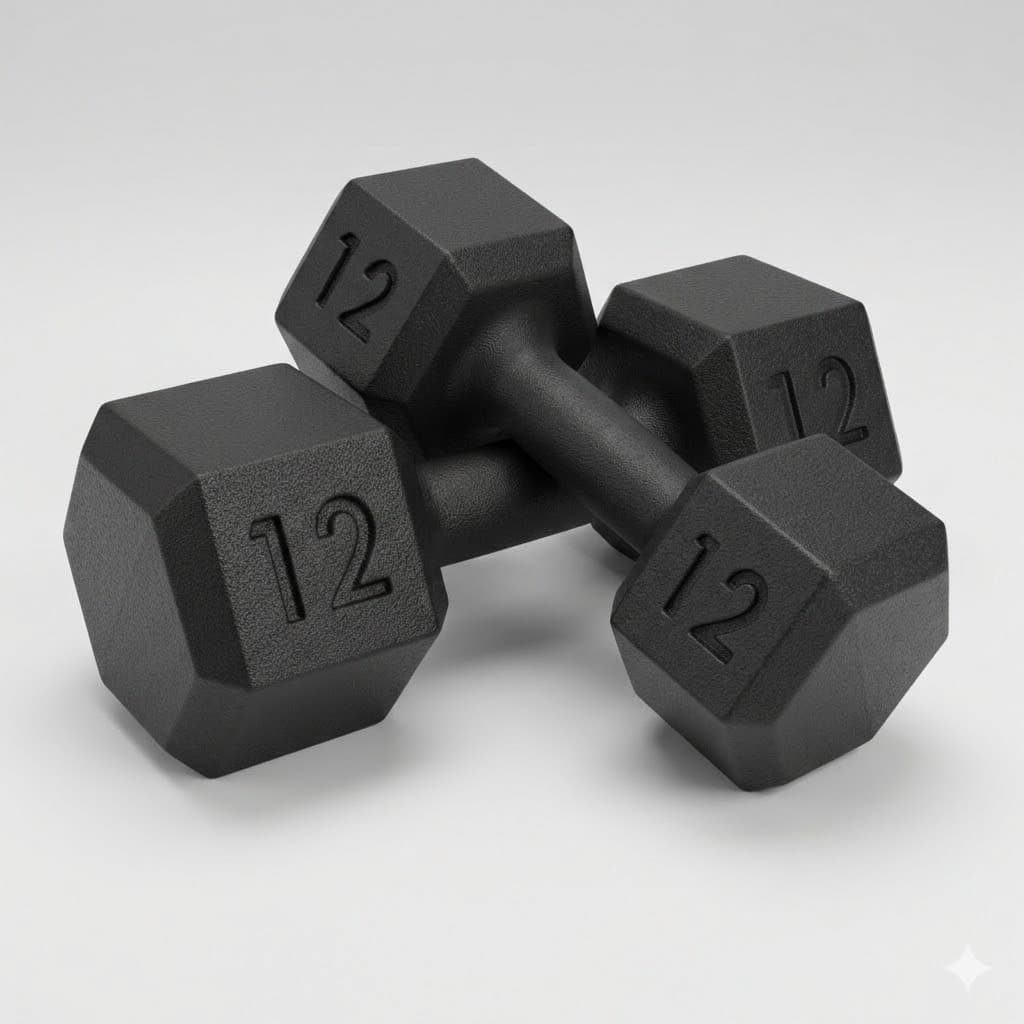 KIT 2 HALTER SEXTAVADO 12KG FITNESS MUSCULAÇÃO TREINO PINTADO ACADEMIA FUNCIONAL PREMIUM ALTA QUALIDADE TOP XX!