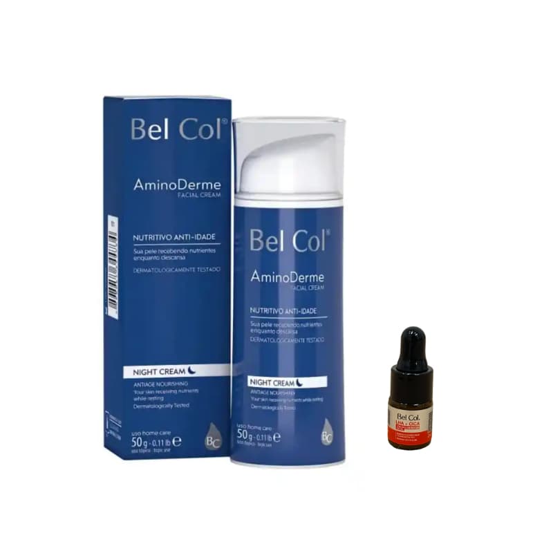 Bel Col Aminoderme Nutritivo Facial Anti Idade Noturno 50g