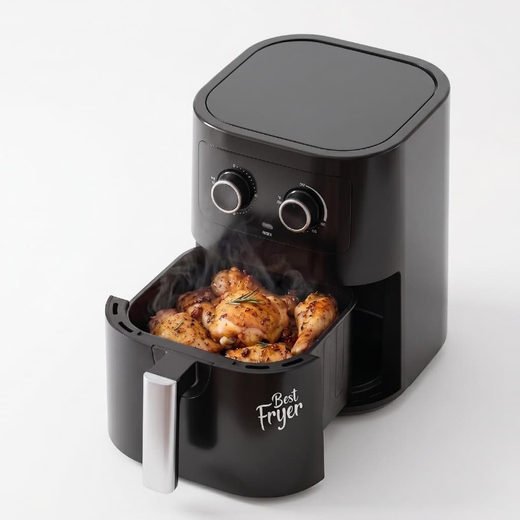 Fritadeira Elétrica Air Fryer 5 Litros Sem Óleo Tamanho Família Best