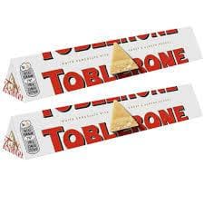 Kit 2 Chocolate Toblerone White 100G Cada importado suíça