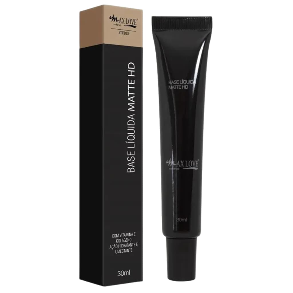 Base Líquida Matte Hd 30ml Max Love