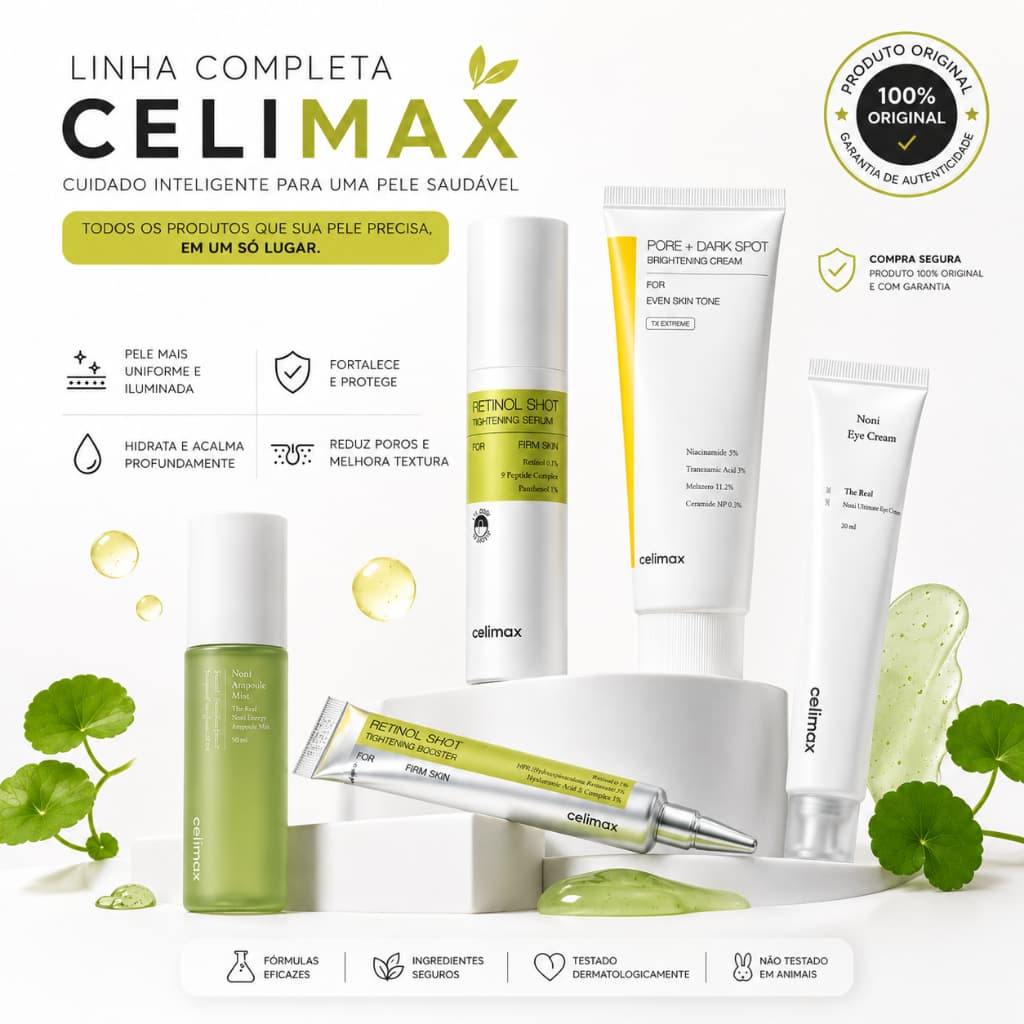 Booster Facial Celimax The Vita A Retinal Shot 0,1% Rugas Poros Pele Firme 15ml