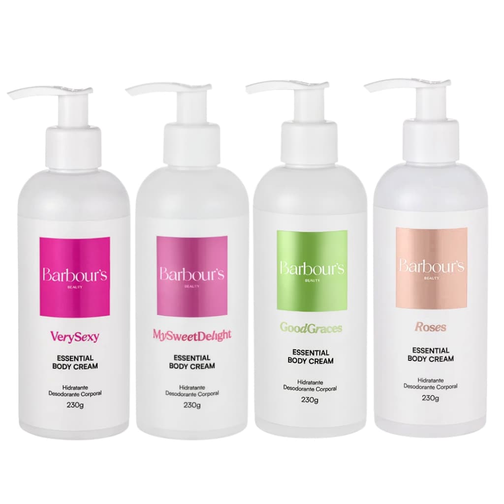 Hidratante Corpora Body Cream Barbour's 230ml  - Fragrância Feminina Rápida Absorção Longa Duração