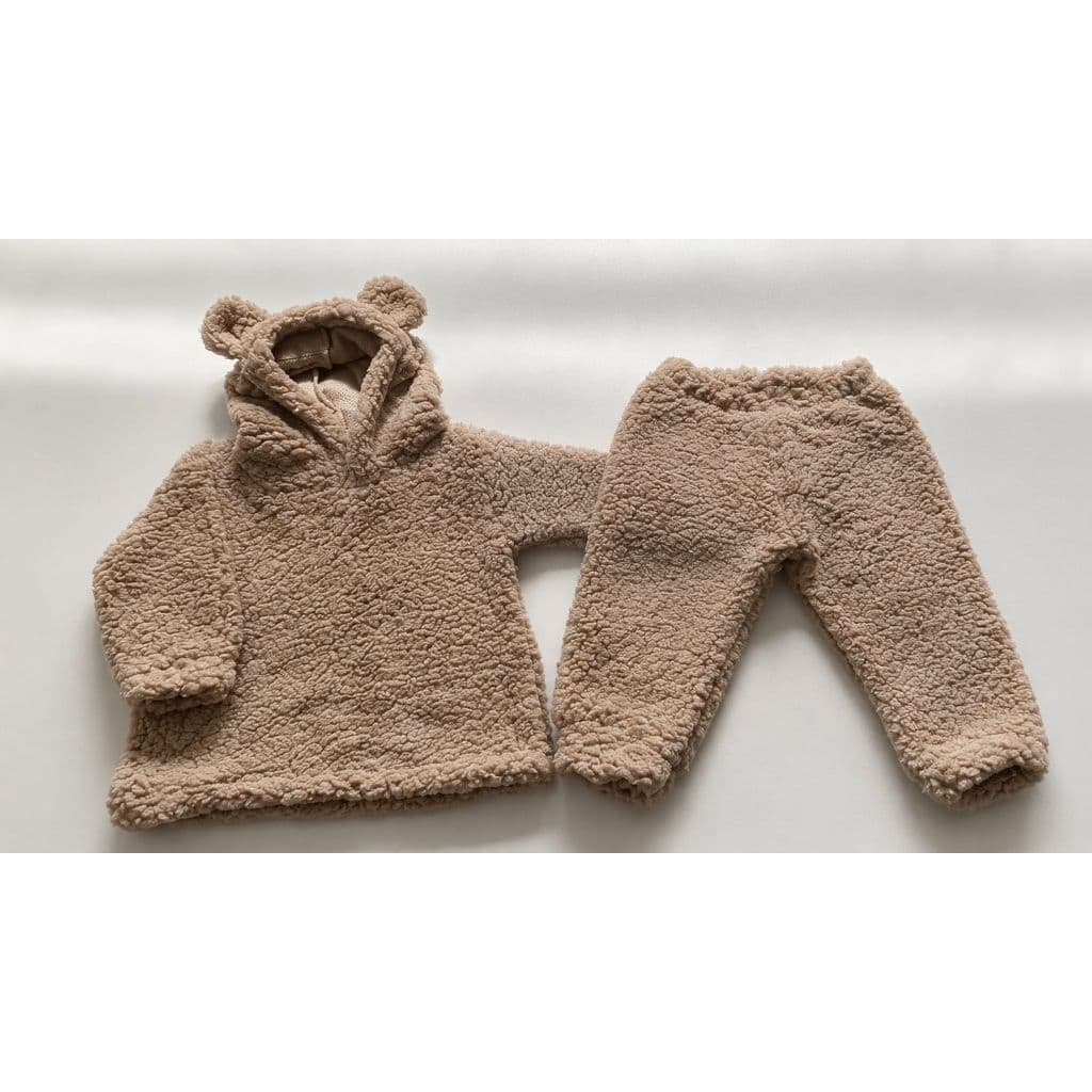 Conjunto de Bebê Menino Menina Blusa Calça Carnerinho Kit 2 Peça Roupa de Bebê Menino Menina.