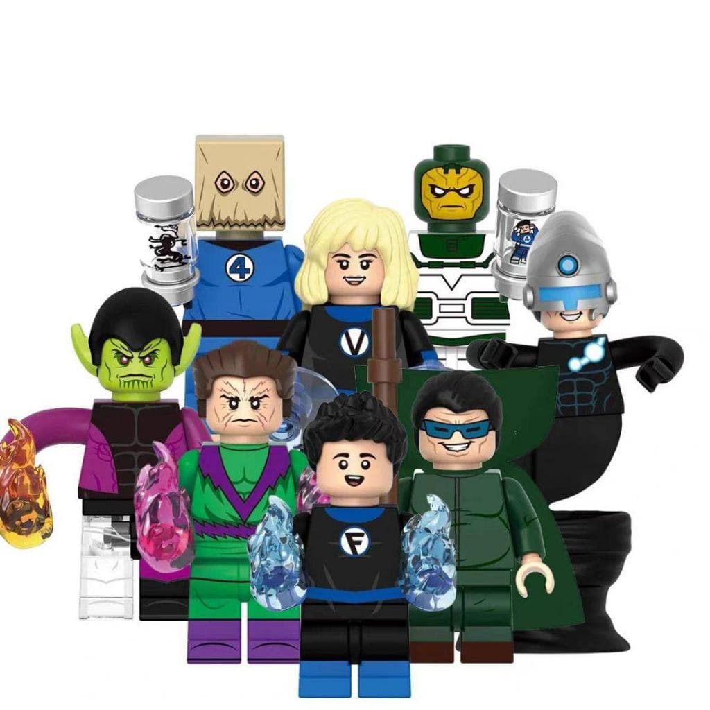 Lego Minifiguras MarvelBonecos Vilões Quarteto Fantástico Blocos de Montar - Pronta Entrega