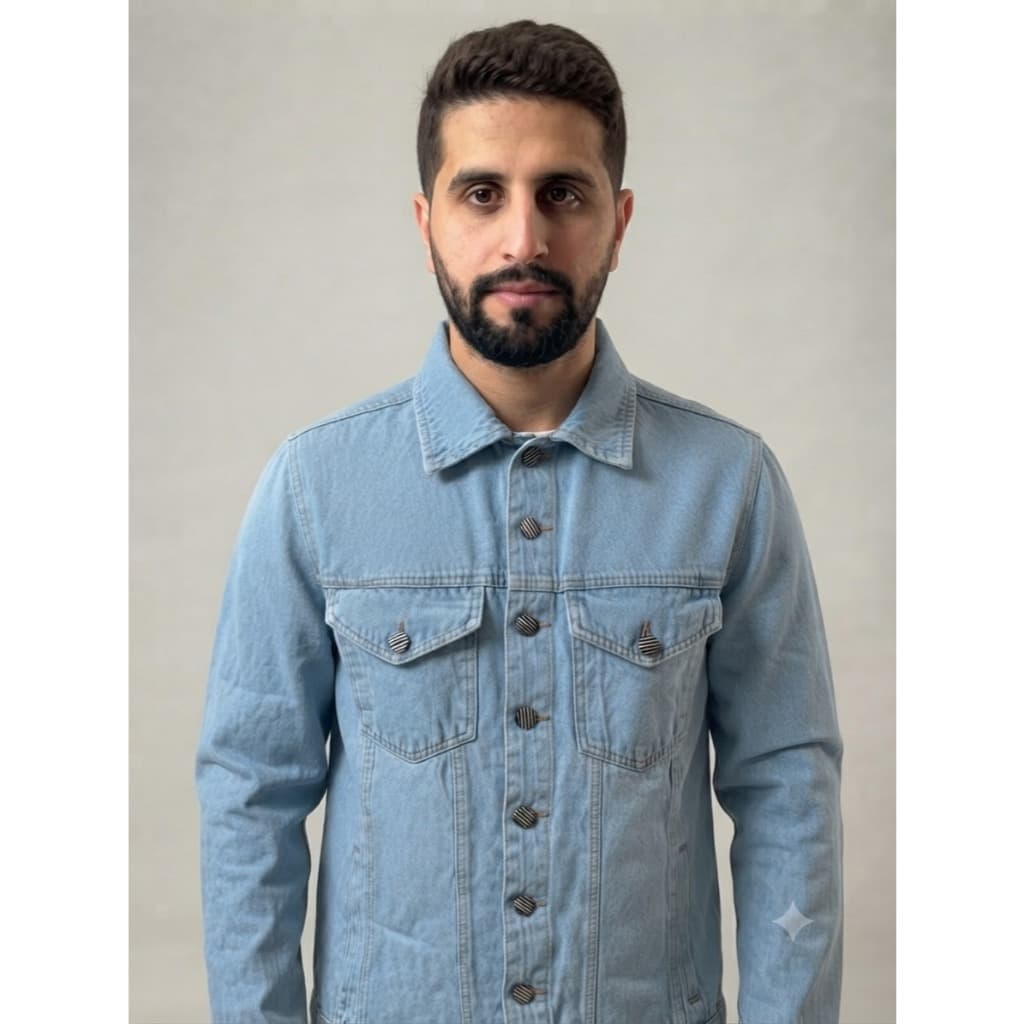 Jaqueta Jeans Masculina Premium – Lavagem Delavê