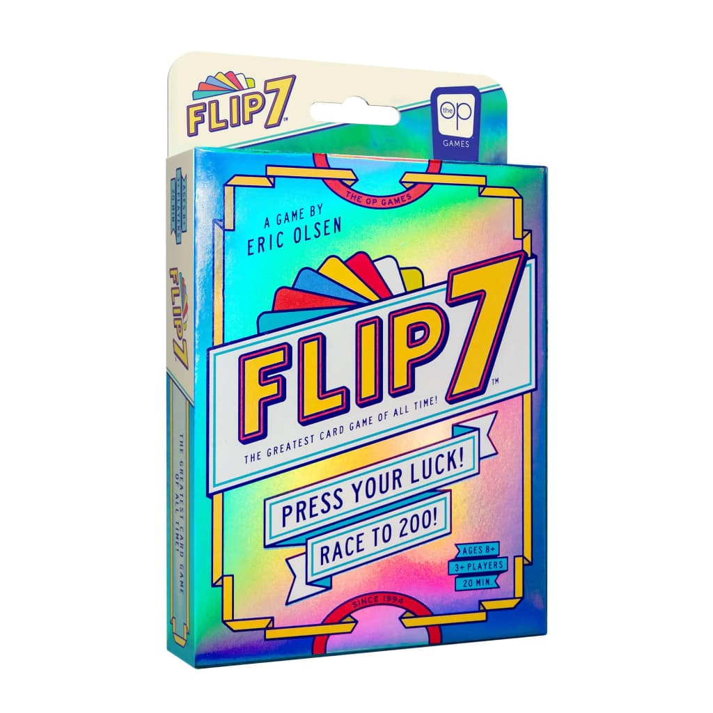 Jogo Flip 7 - Premiado e Divertido Jogo de Forçar a Sorte Para a Família e Amigos - Fácil e Rápido