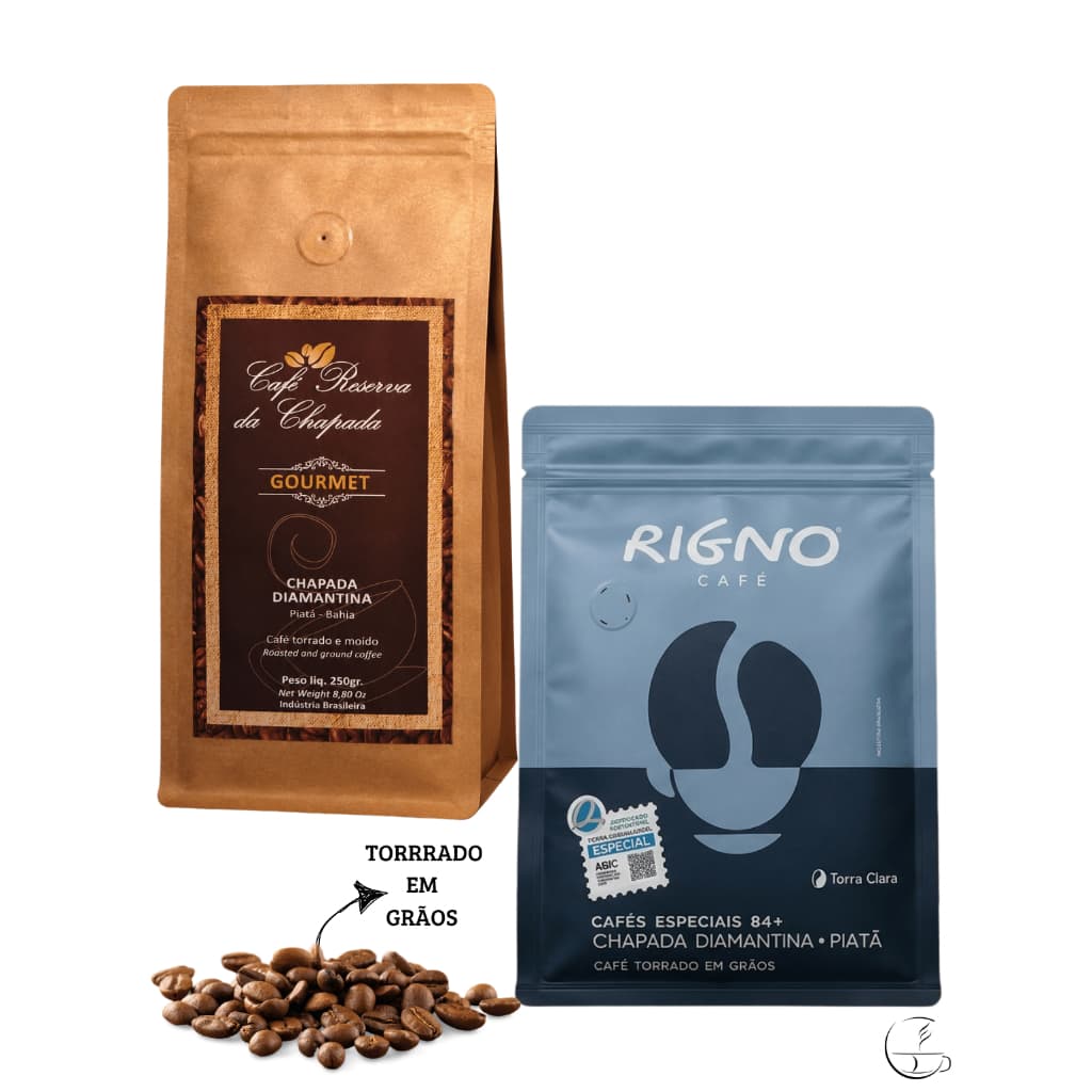 Kit 2 Cafés Especiais Em Grãos 84+ pts - Piatã 1kg