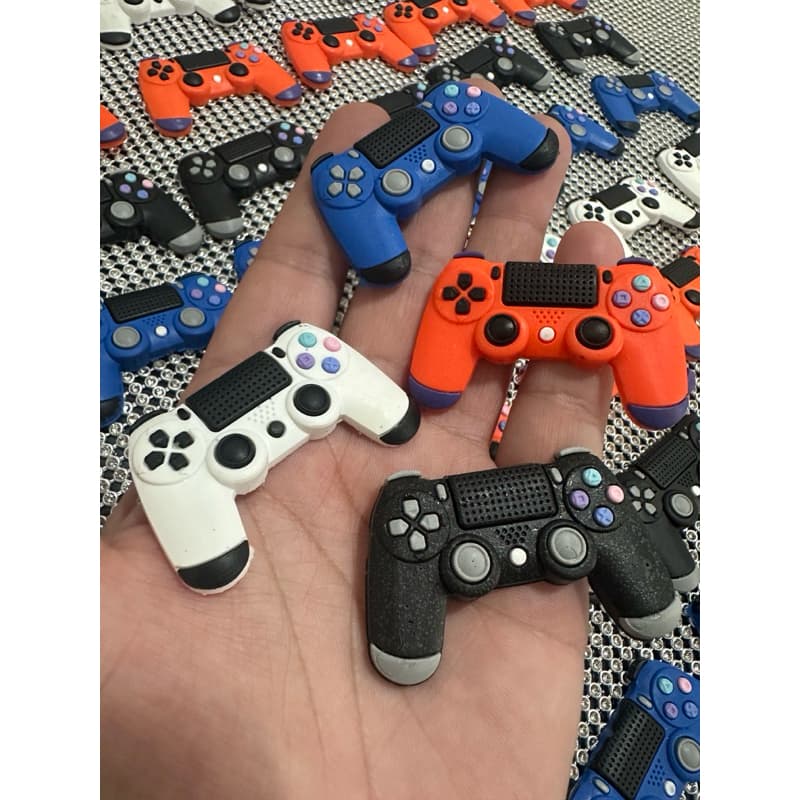 Aplique emborrachado controle de videogame 28x38mm com 5 peças
