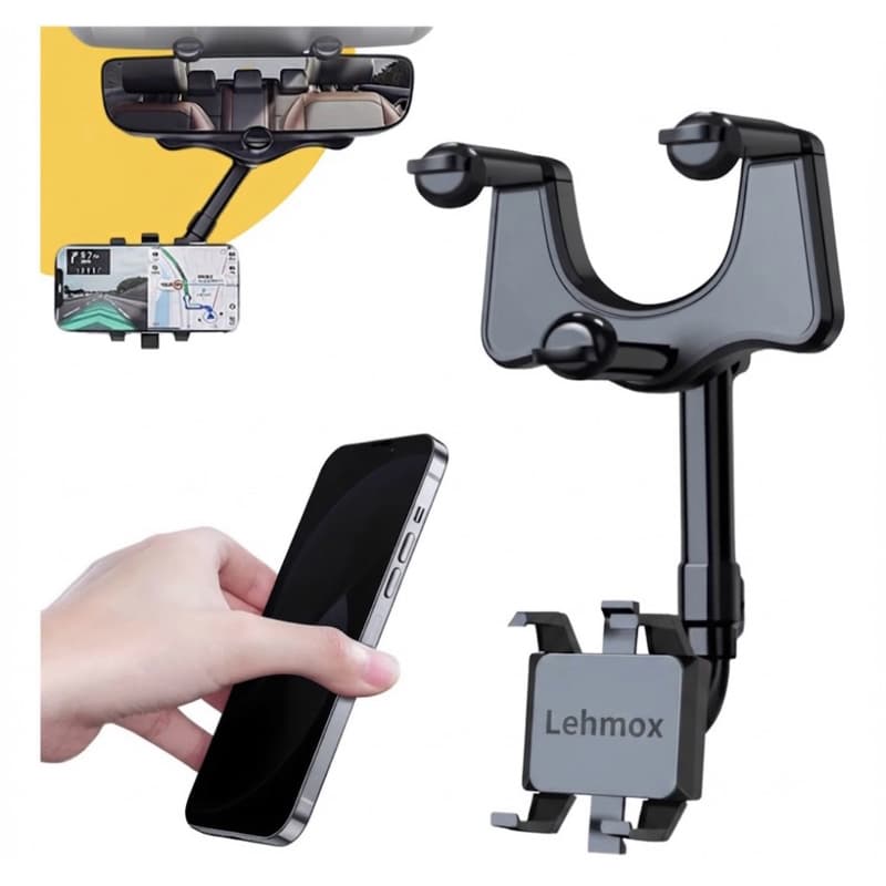 Suporte Universal Veicular Carro Encaixe Retrovisor