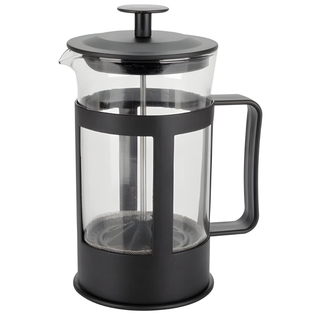 Cafeteira Prensa Francesa 350 ML Vidro Elegante Moderna Com Filtro De Aço Inox Café Expresso Leite Cremoso