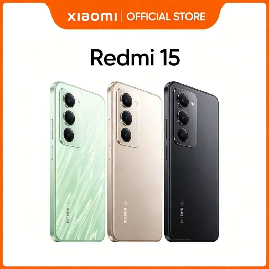 Smartphone Xiaomi Redmi 15 256GB 8GB/128GB 6GB 7000mAh Lançamento 2025 Lacrado + Nota Fiscal