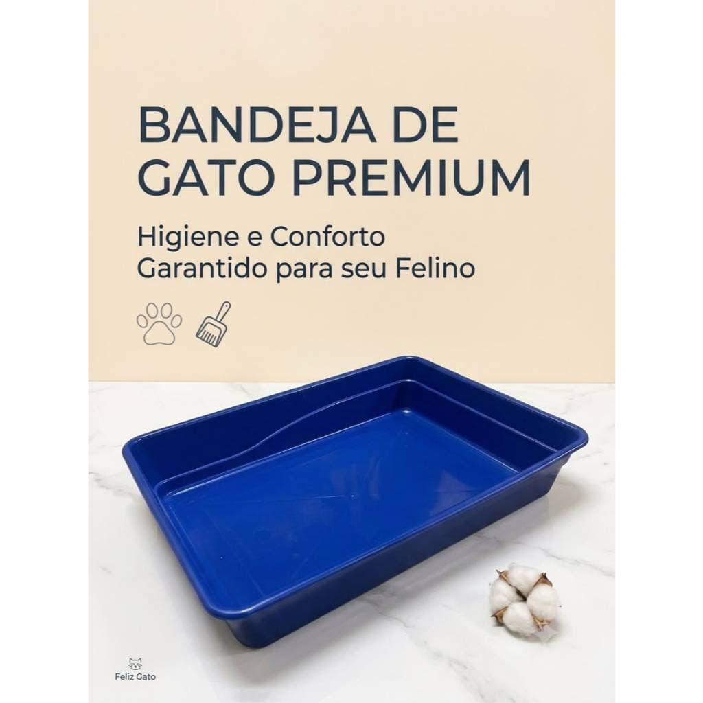 Caixas de Areia para Gato Bandeja Sanitária Pet Gatinho