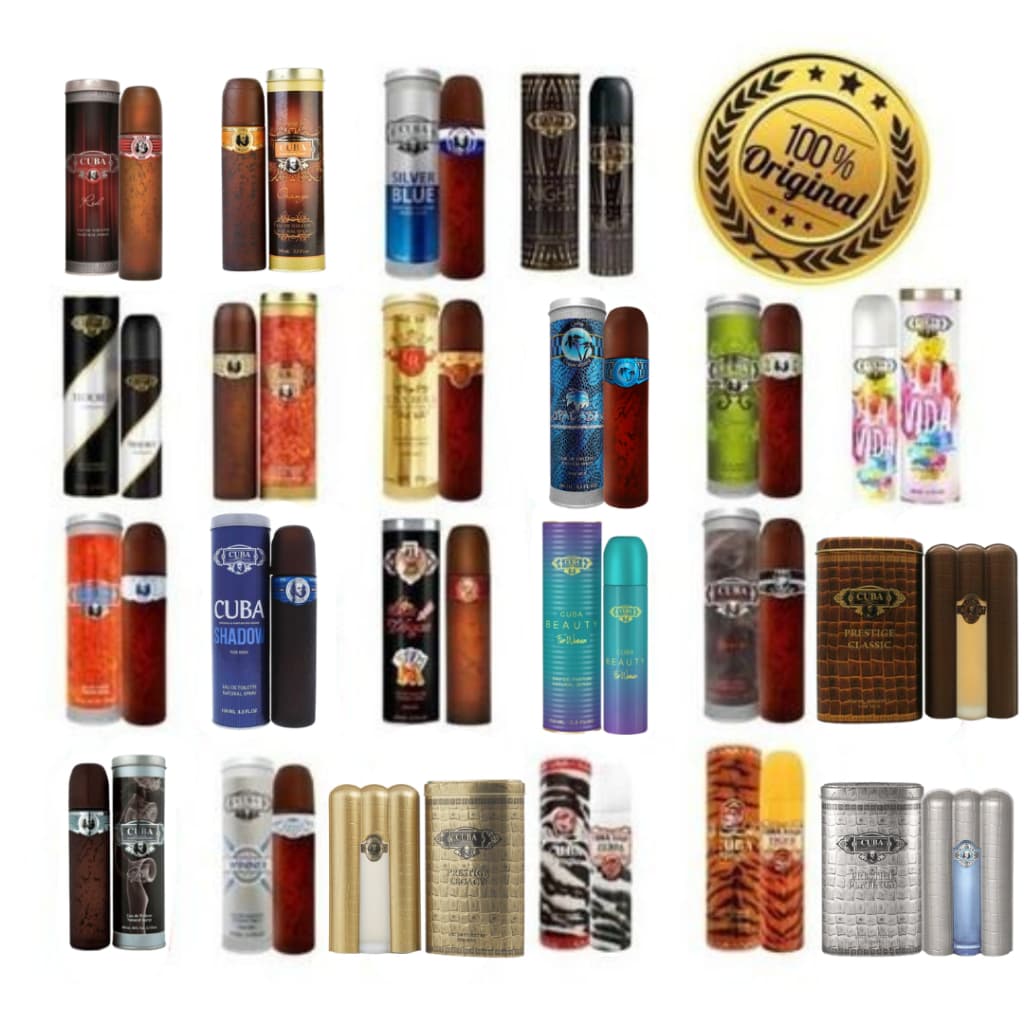 Perfume Cuba Paris Importado Original 100ml Feminino Masculino Varias Opções EDT