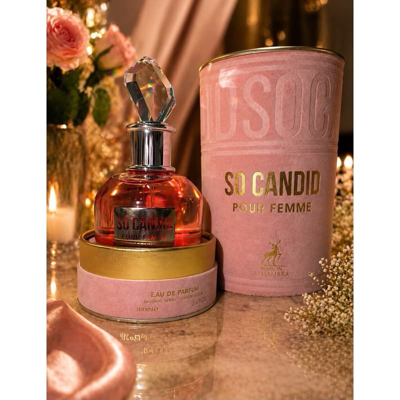 Perfume So Candid Pour Femme Maison Alhambra Eau de Parfum Feminino 100ml Importado