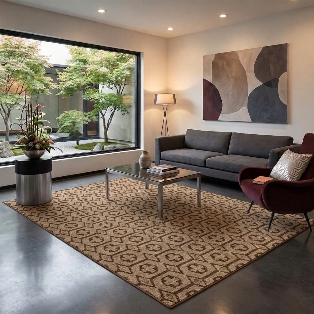 Tapete Sala/ Quarto 100x150 CNM Antiderrapante CNM