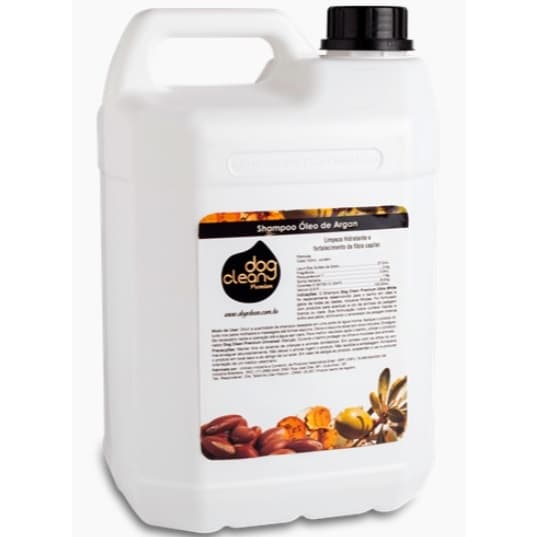 Shampoo Profissional Premium para Cachorro/ Shampoo Argan Oli 5 Litros Dog Clean