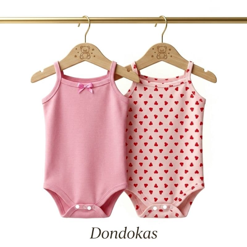 Kit com 2 Body Bebe Menina Alcinha Algodão Confortavel Roupa Bebê Bodies do M ao GG
