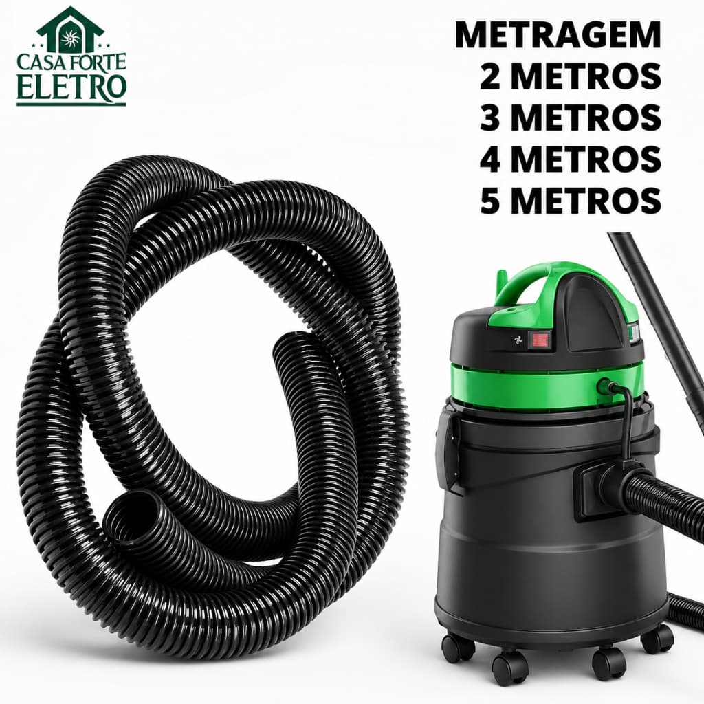 Mangueira aspirador de pó e água 2,3,4,5 metros 32mm compatível Com IPC EA150