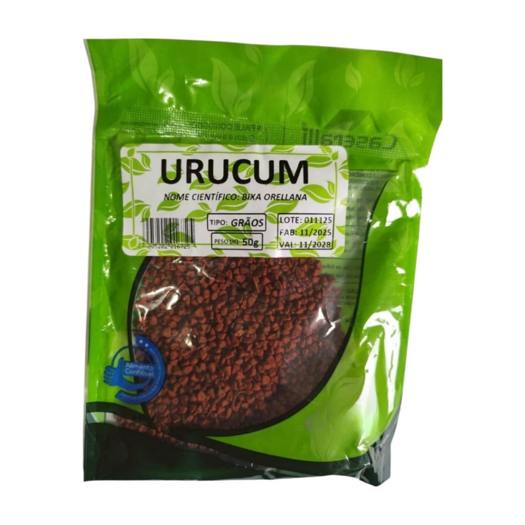 Urucum em Grãos 50g – Produto Natural Premium Exclusivo para Chás e Temperos