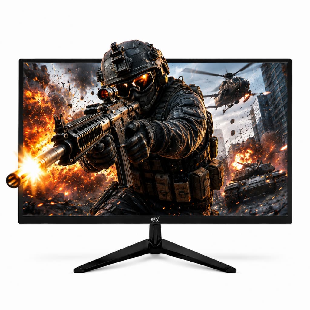 Monitor Gamer Brx 23 Full Hd 75hz 1.5ms Hdmi/vga Preto Bivolt