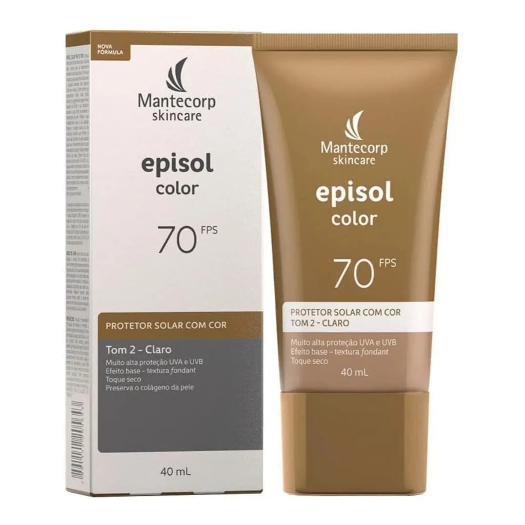 MANTECORP Protetor Solar Episol Tom 1 Extra Claro/TOM 2 70- EPISOL SEC ACQUA 60 -EPISOL STICK 50