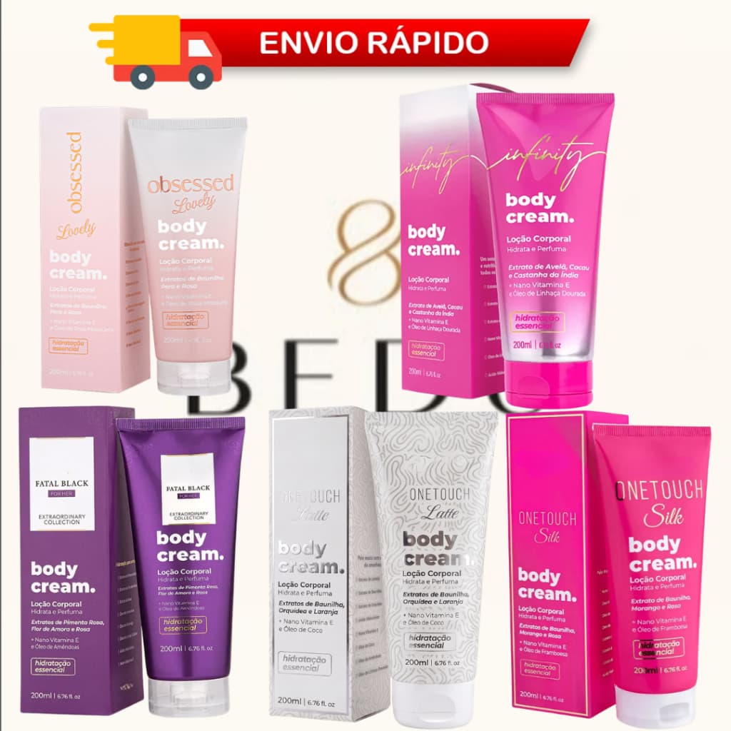 Body Cream Hidratante Corporal Creme Hidratante para Pele Macia Uso Diário