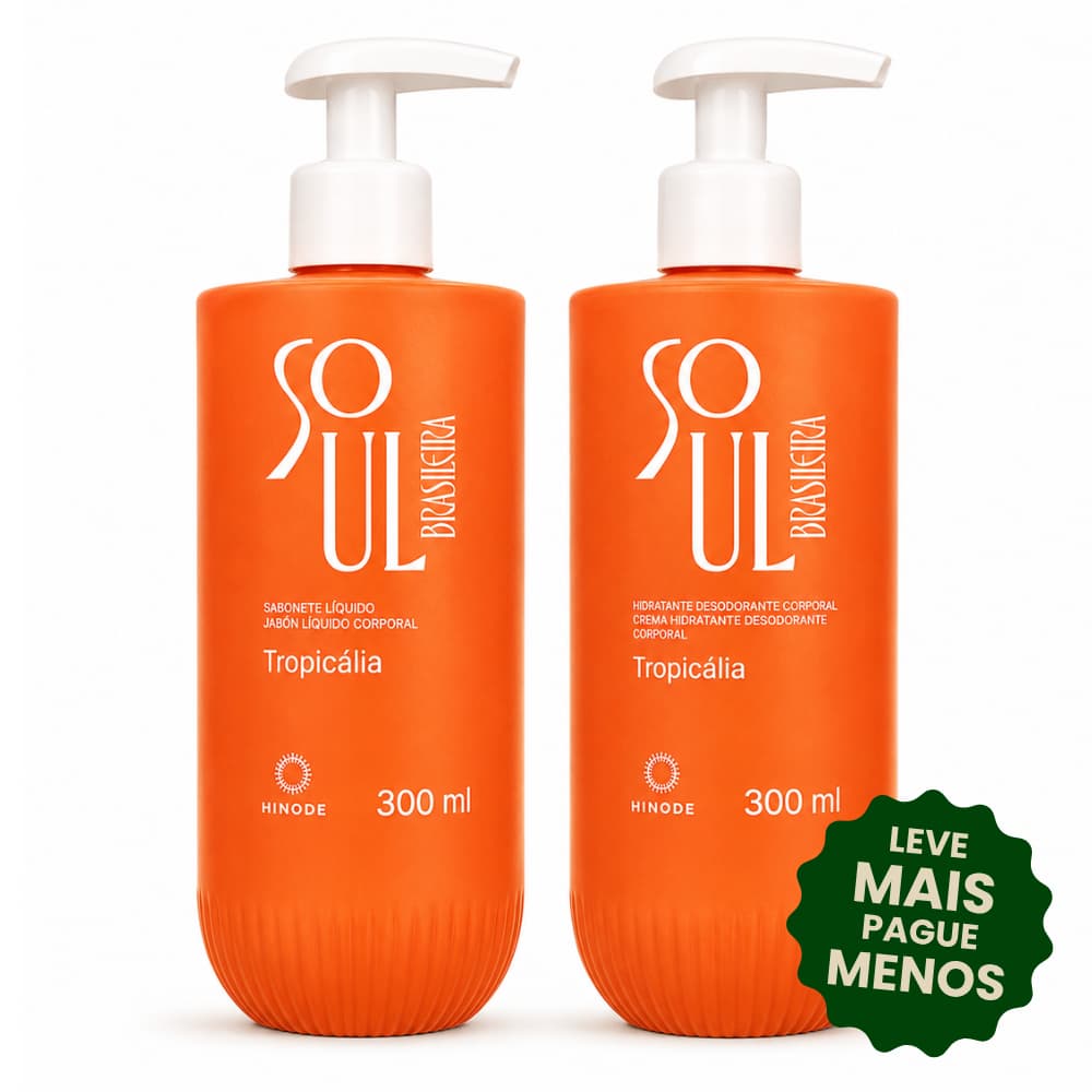 Kit Hidratante Corporal + Sabonete Líquido Corporal Tropicália