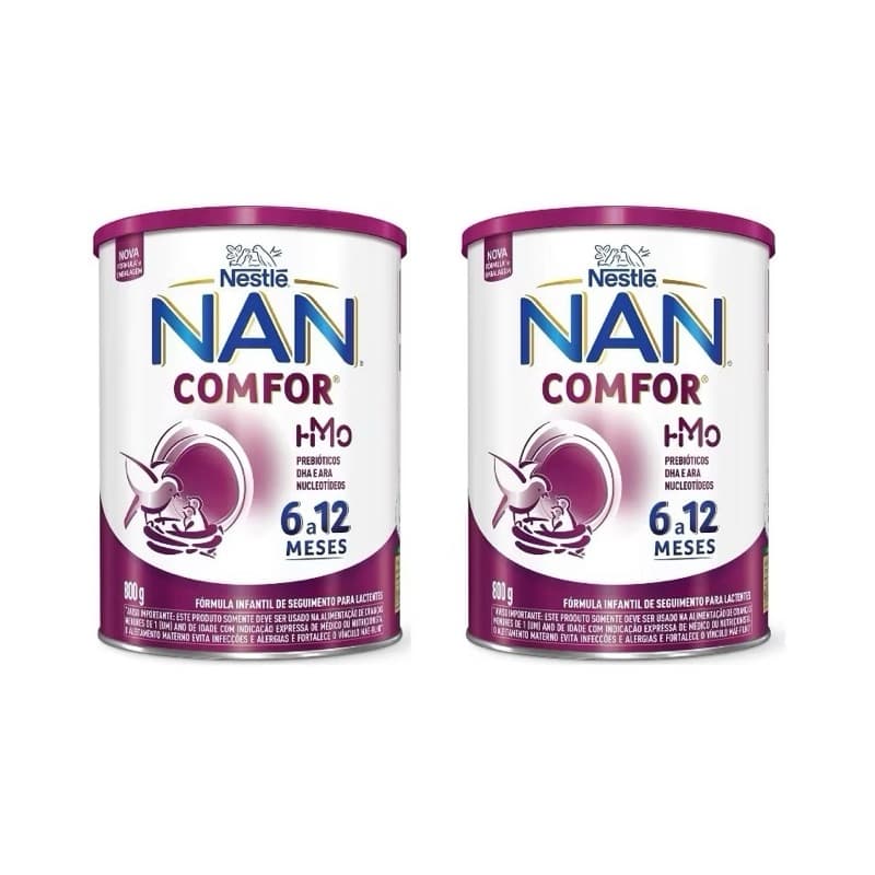 kit 2 latas - Fórmula Infantil NAN comfort 800g