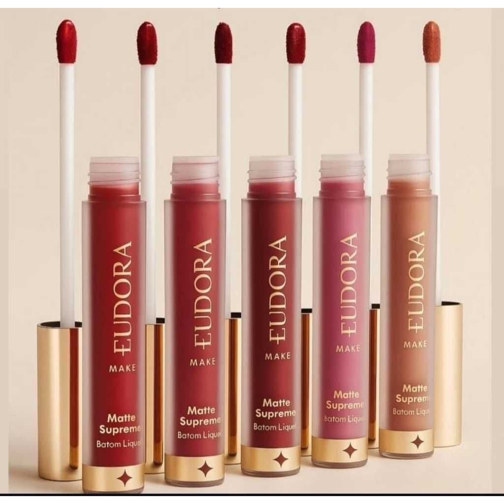 Batom Líquido Matte Supreme Eudora Longa Duração 4ml