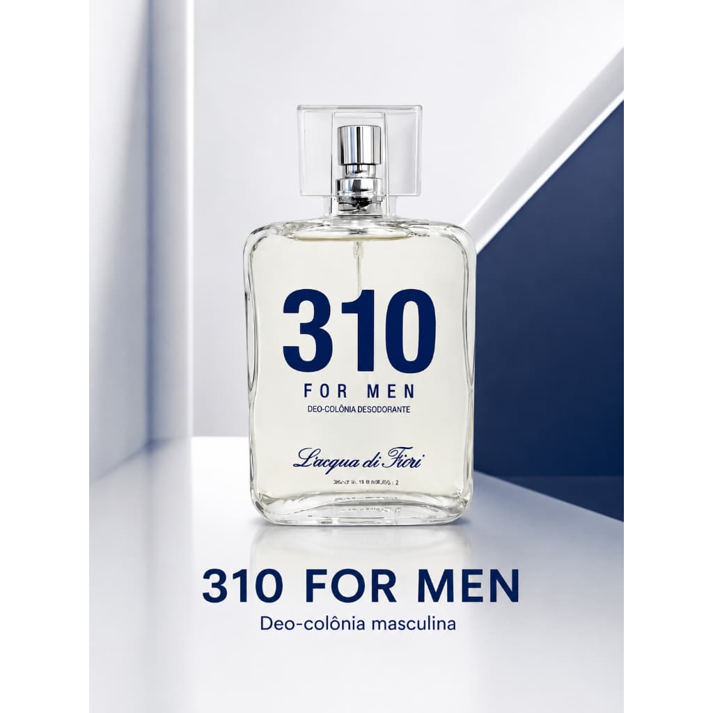 Perfume Masculino 310 For Men Lacqua Di Fiori 100ml Deo Colônia Importada Fragrância Marcante