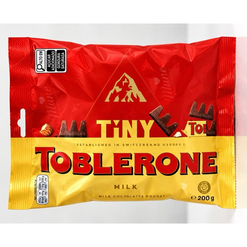 Toblerone Tiny 200g | Mini Chocolate ao Leite com Mel e Amêndoas | Importado
