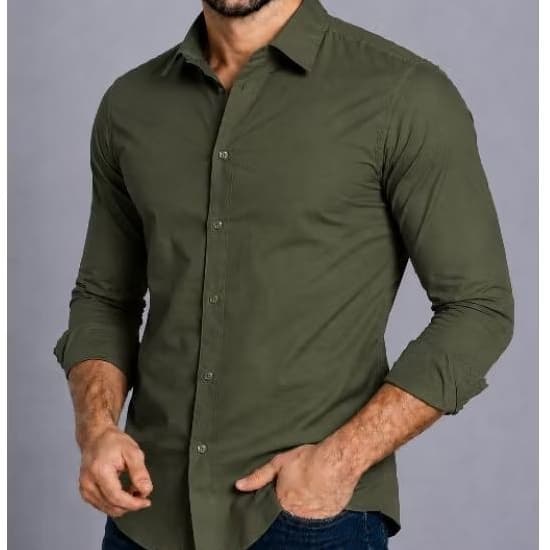 Camisa Social Masculina Premium Manga Longa Casual Elegante Slim Fit