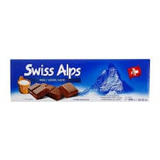 Chocolate ao Leite Swiss Alps 300g - Importado da Suíça