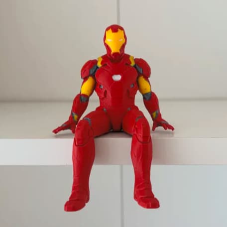 Homem de ferro - Miniaturas para Monitor – Decoração Criativa para Setup PC Gamer/Office - Iron Man - Tony Stark