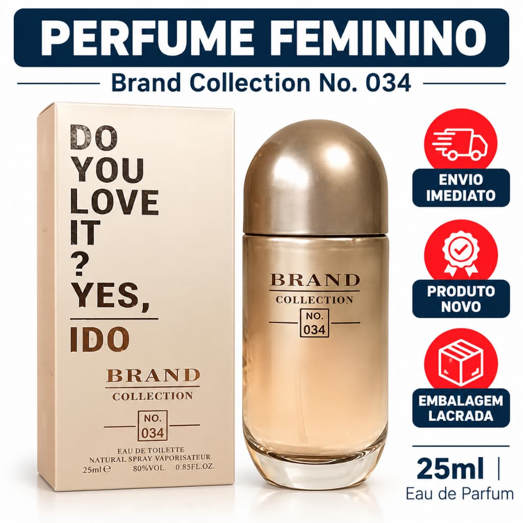 Brand Collection 25ml Perfume Feminino Original Importado Eau de Parfum