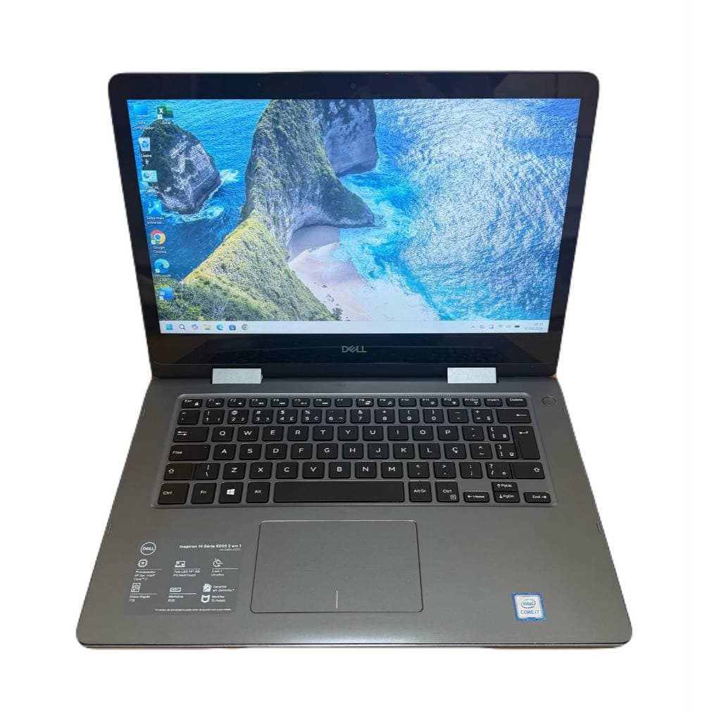Notebook Dell 2 Em 1 Intel I7 8gb Ddr4 Ssd 480gb Win 11 Vitrine