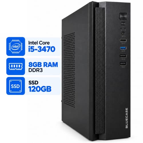 Computador Desktop Intel Core i5 3ª Geração 8GB RAM DDR3 SSD 120GB HDMI USB Áudio P2 Bivolt